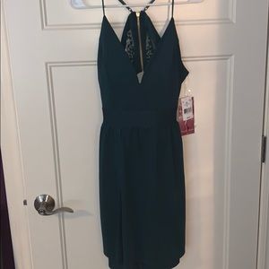 Green formal dress NWT